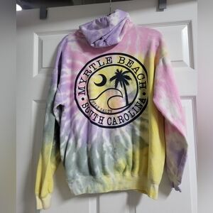 Tie-Dye Myrtle Beach Hoodie Size M